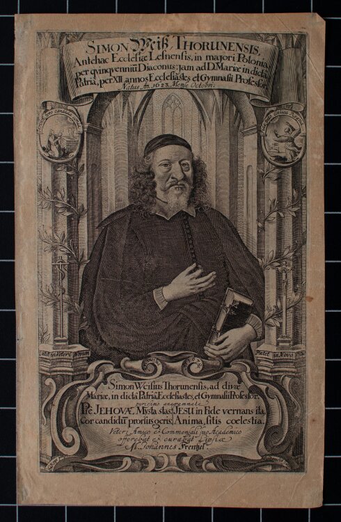 Christian Romstet - Porträt des Theologen Simon...