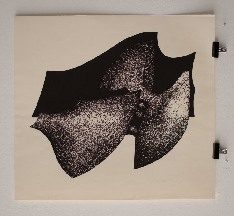 Horst Heinen - ohne Titel - 1975 - Linolschnitt