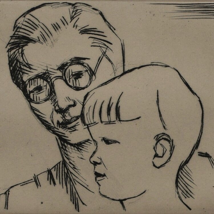 Heinrich Ilgenfritz - Der Sohn - 1947 - Stahlstich