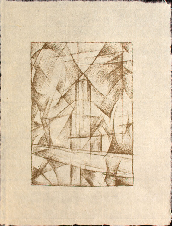 Monogrammis K. M. - Kirche - 1920er Jahre - Lithografie