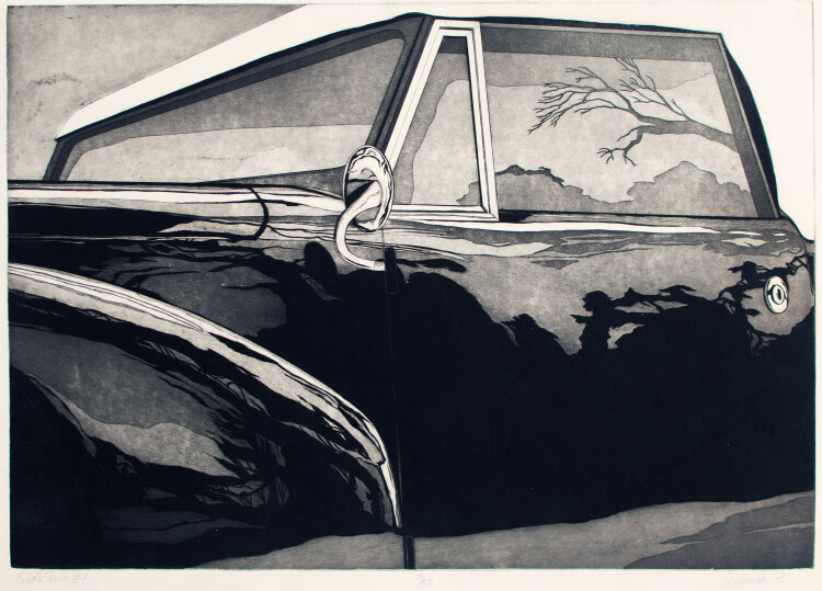 Charles Munday - Auto Series #1 - 1975 - Radierung