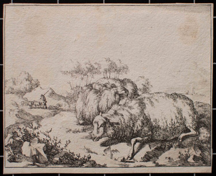 Marcus de Bye - Pastorale Szene - 1790 - Kupferstich