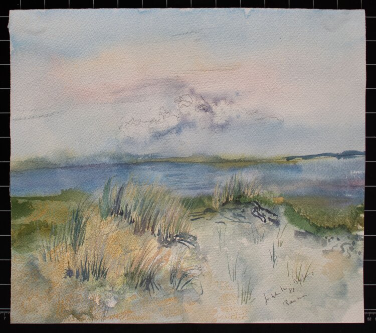 Gerhard Schulte-Dahling - Rantum, Sylt - 1982 - Aquarell
