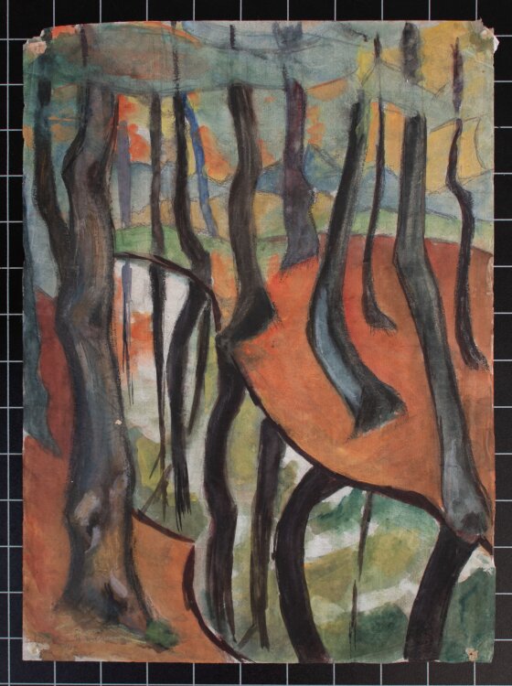 Gerhard Schulte-Dahling - Spiegelung - undatiert - Aquarell