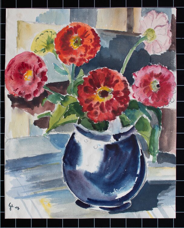 Gerhard Schulte-Dahling - Blumenstillleben mit Gerbera -...