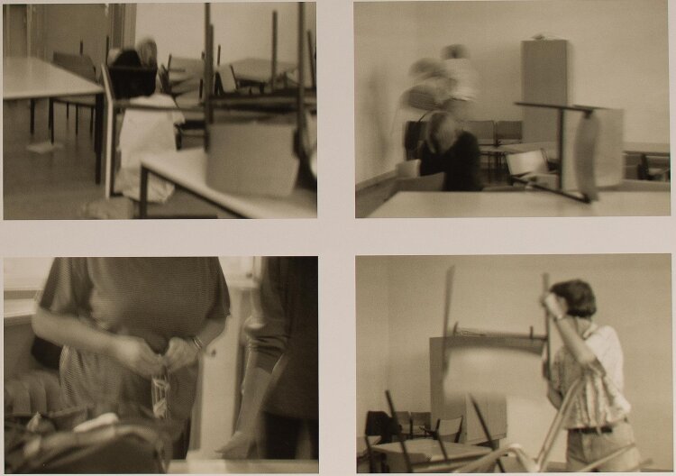 Ulrike Grossarth - Common Ground I, Fragmentierte Alltagsmomente - 1993 - Offsetdruck