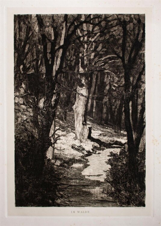 Max Klinger - Dramen. Opus IX - 1883 - Radierung