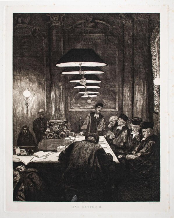 Max Klinger - Dramen. Opus IX - 1883 - Radierung