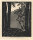 Hermann Wilhelm - Geiger im Wald - 1919 - Holzschnitt mit Kohlestift