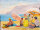 Elfriede Michel - Auf Ischia - 1957 - Aquarell