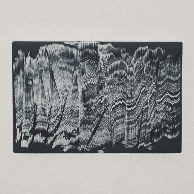 Madeleine Heublein - ohne Titel - 2016 - Monotypie