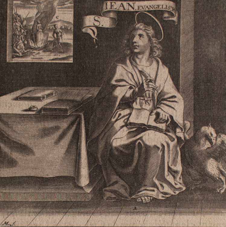 Léonard Gaultier - Evangelist Johannes - undatiert - Kupferstich