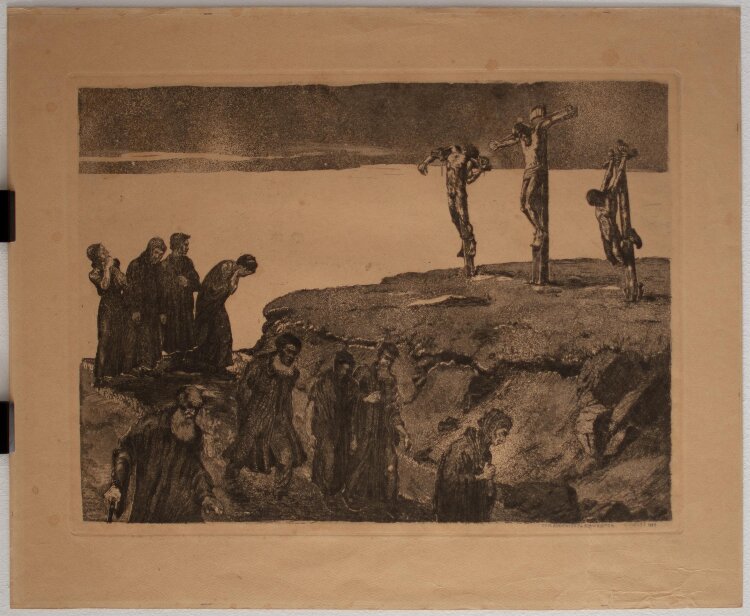 Charles Welti - Kreuzigung - 1914 - Radierung