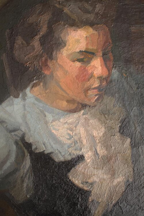 Gustav Buchner - Weibliches Bildnis - 1909 - Ölmalerei
