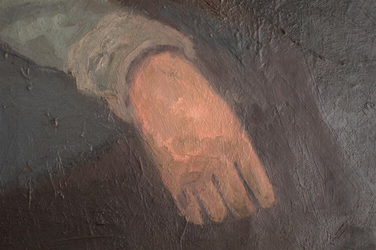 Gustav Buchner - Weibliches Bildnis - 1909 - Ölmalerei