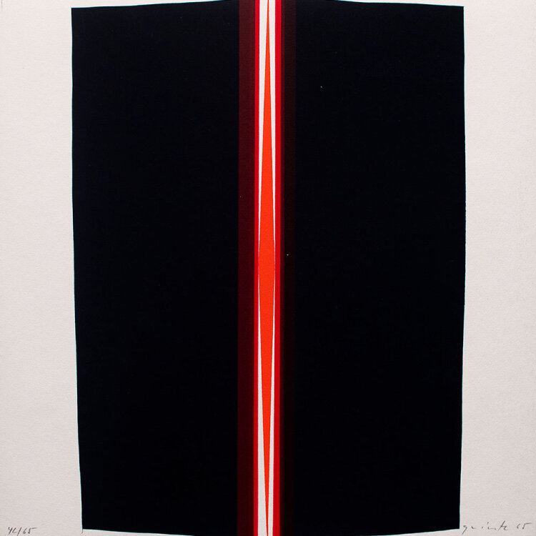 Lothar Quinte - o.T. (abstrakte Komposition) - 1965 - Farbsiebdruck