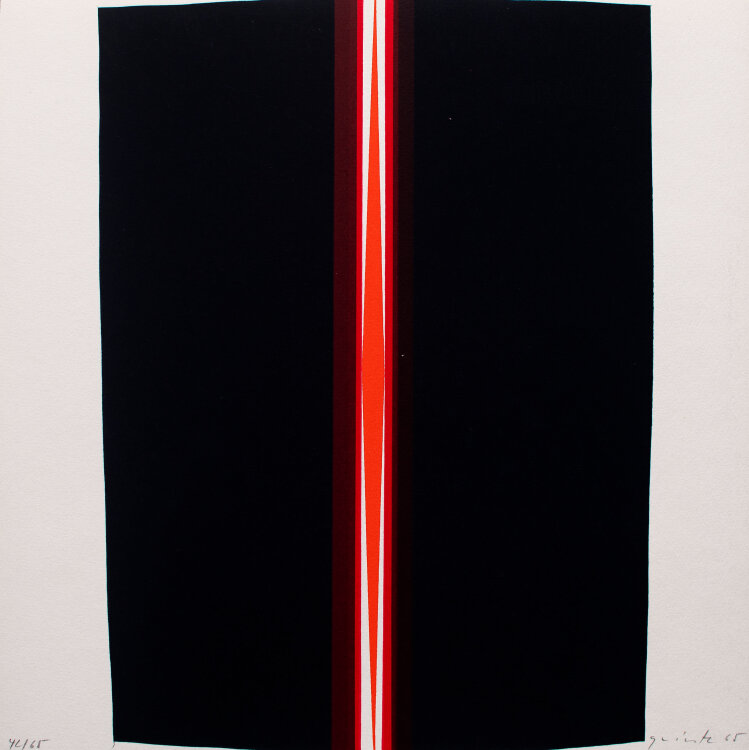 Lothar Quinte - o.T. (abstrakte Komposition) - 1965 - Farbsiebdruck