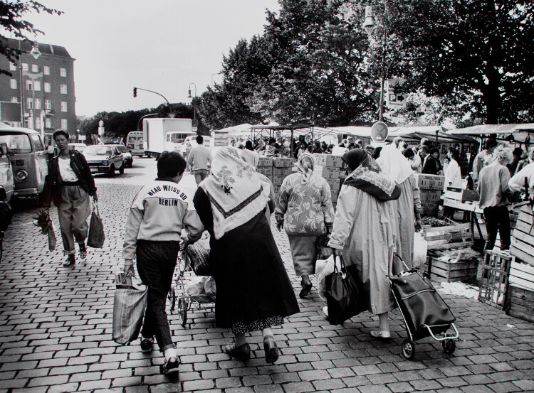 Gisela Franke - Am Maybachufer - 1980er Jahre - Schwarz-Weiß-Fotografie