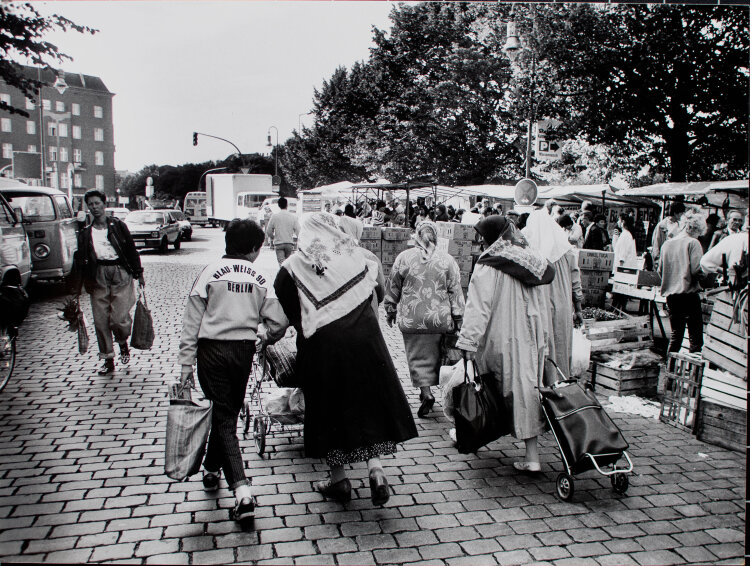Gisela Franke - Am Maybachufer - 1980er Jahre - Schwarz-Weiß-Fotografie