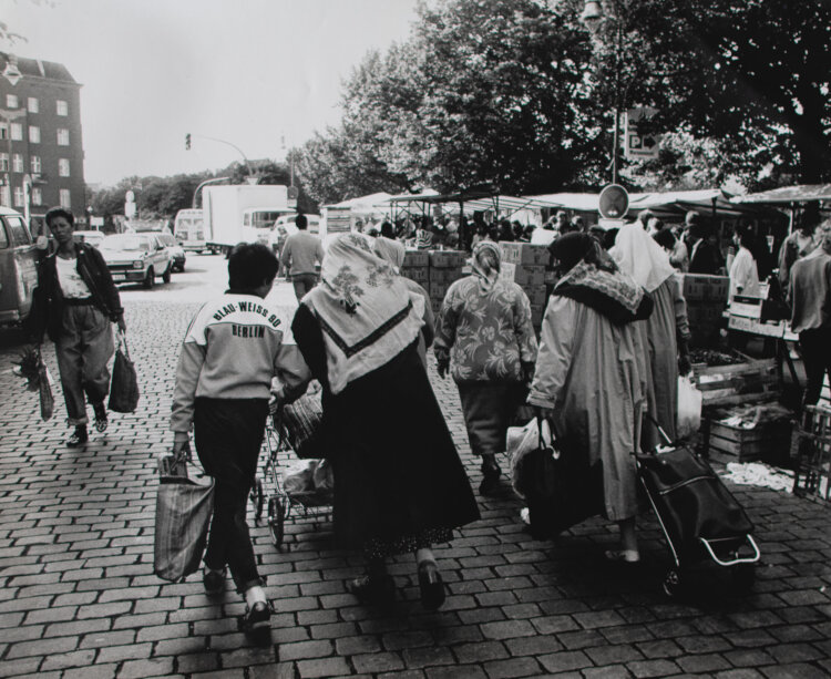 Gisela Franke - Am Maybachufer - 1980er Jahre - Schwarz-Weiß-Fotografie