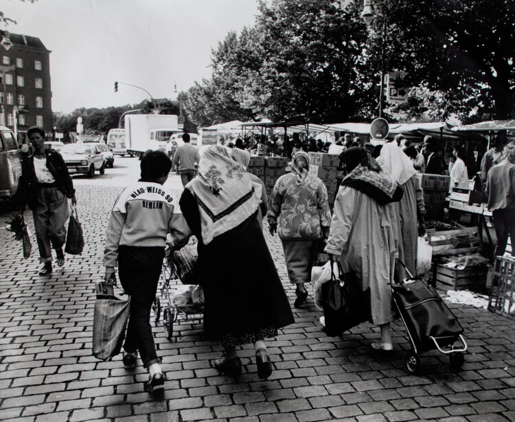 Gisela Franke - Am Maybachufer - 1980er Jahre - Schwarz-Weiß-Fotografie