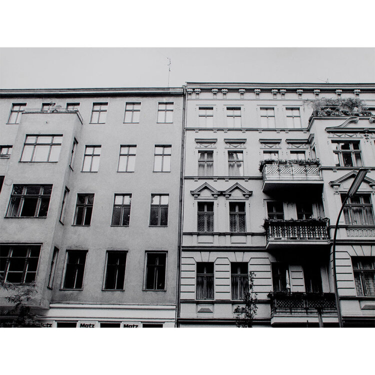 Gisela Franke - Berliner Mietshäuser - 1980er Jahre - Schwarz-Weiß-Fotografie
