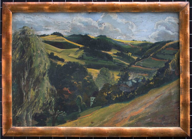 Zdislav Hercik - Sommerliche Landschaft - 1931 -...