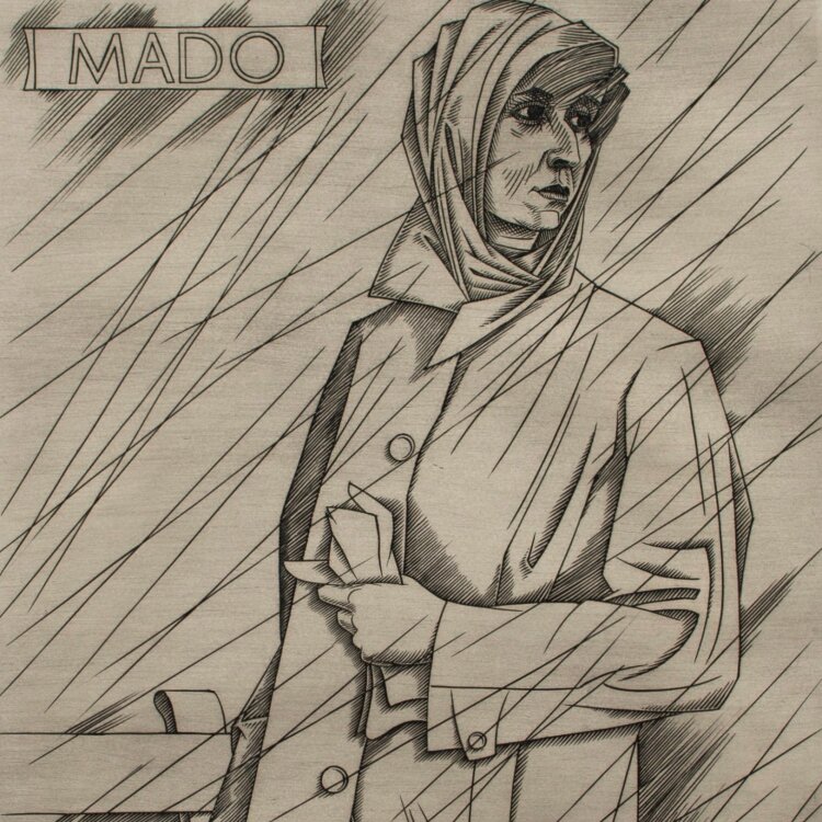 Heinrich Ilgenfritz - Mado - ca. 1947 - Kupferstich