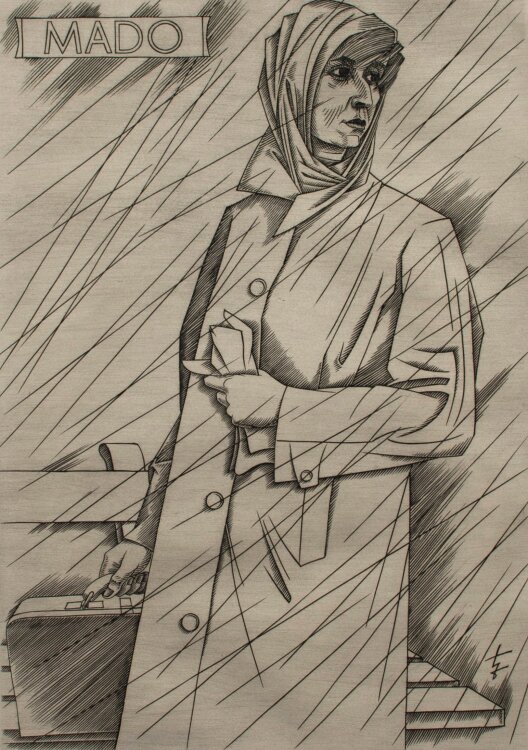 Heinrich Ilgenfritz - Mado - ca. 1947 - Kupferstich