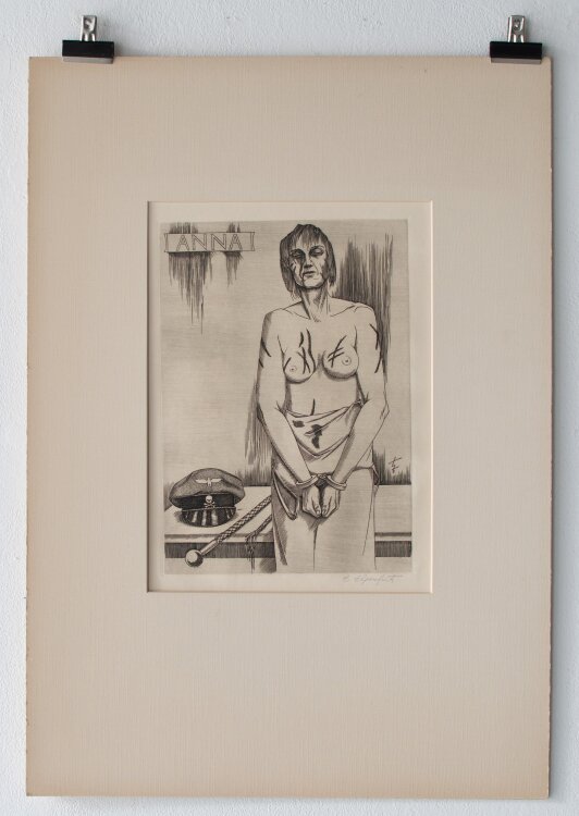 Heinrich Ilgenfritz - Anna - ca. 1947 - Kupferstich