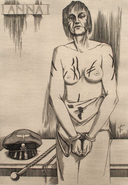 Heinrich Ilgenfritz - Anna - ca. 1947 - Kupferstich