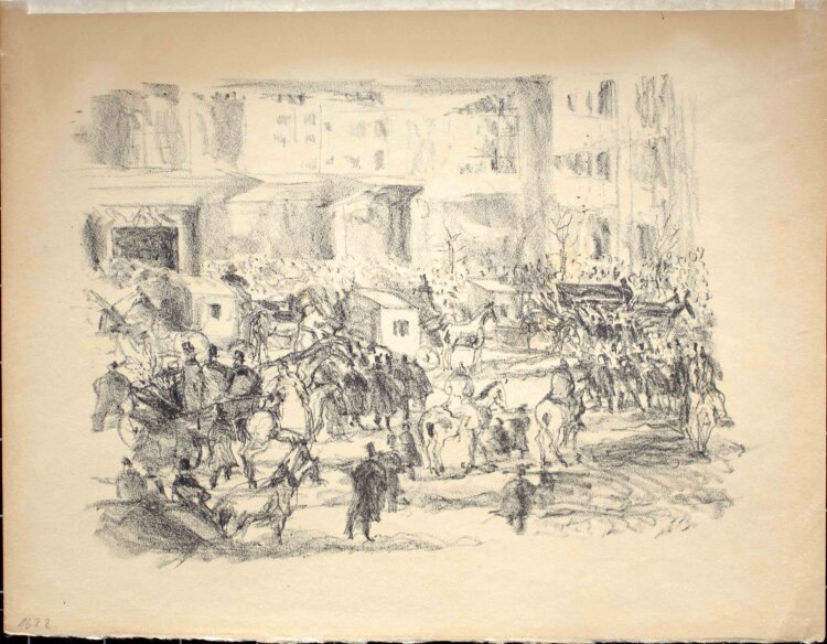 Rudolf Grossmann - Begräbnis. Berliner Bilder - 1912...