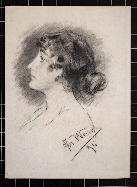 Joseph Emanuel Weiser - Weibliches Bildnis - 1896 -...