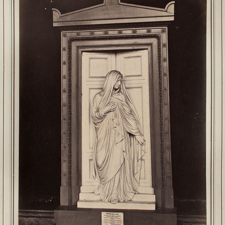 Oscar Kramer - Marmor-Grab von Bernhard Afinger - 1873 -...