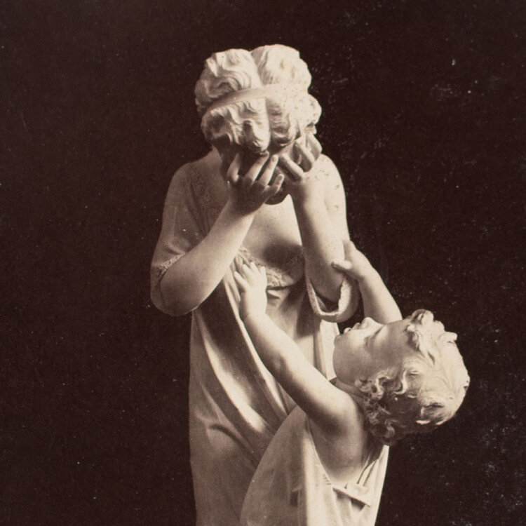 György Klösz - Verstellung und Empfindung - 1873 - Albuminabzug