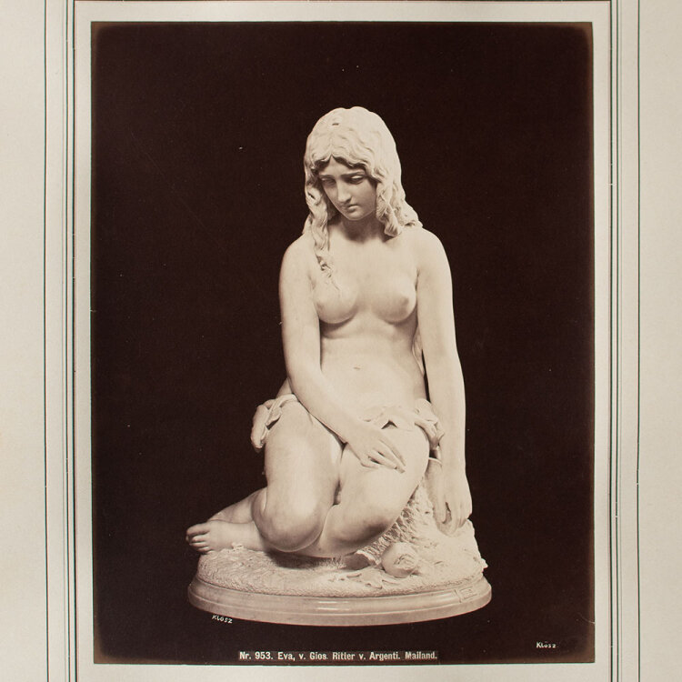 György Klösz - Eva - 1873 - Albuminabzug