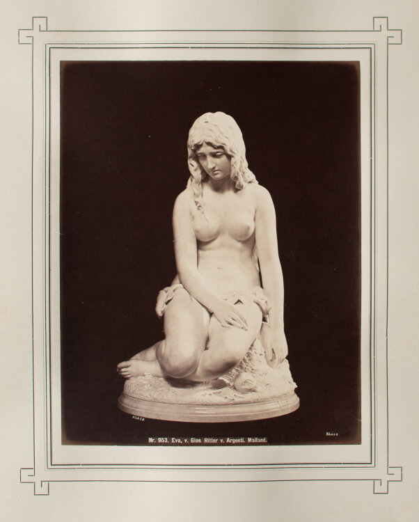 György Klösz - Eva - 1873 - Albuminabzug