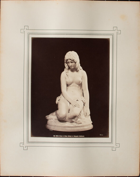 György Klösz - Eva - 1873 - Albuminabzug