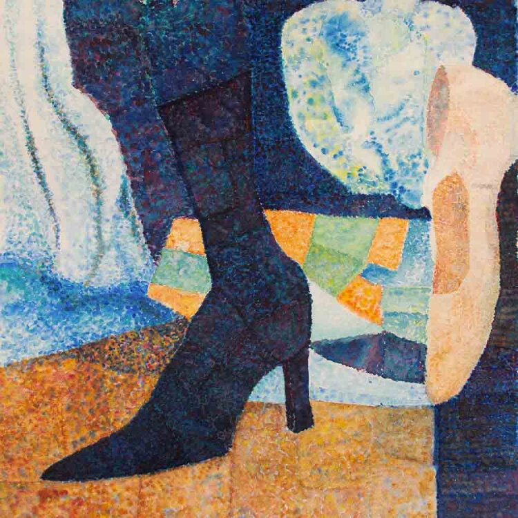 Herder - Damenschuhe - 1989 - Aquarell