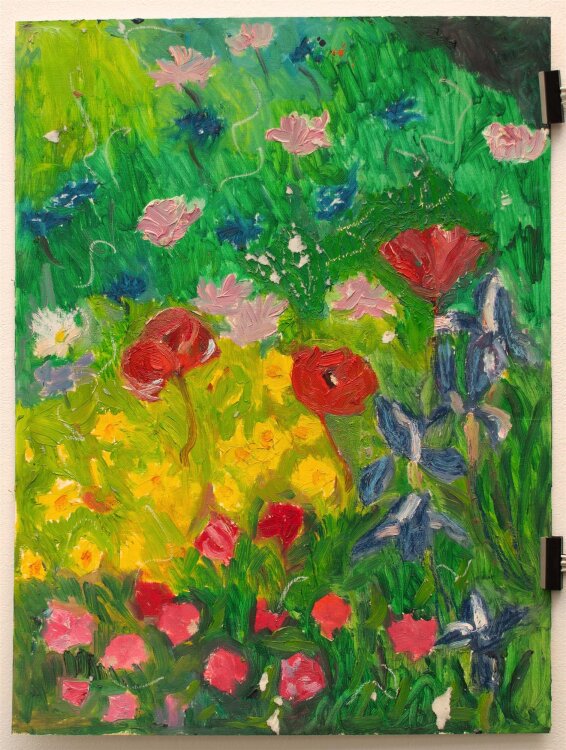 unbekannt - Blumenwiese - undatiert - Ölmalerei