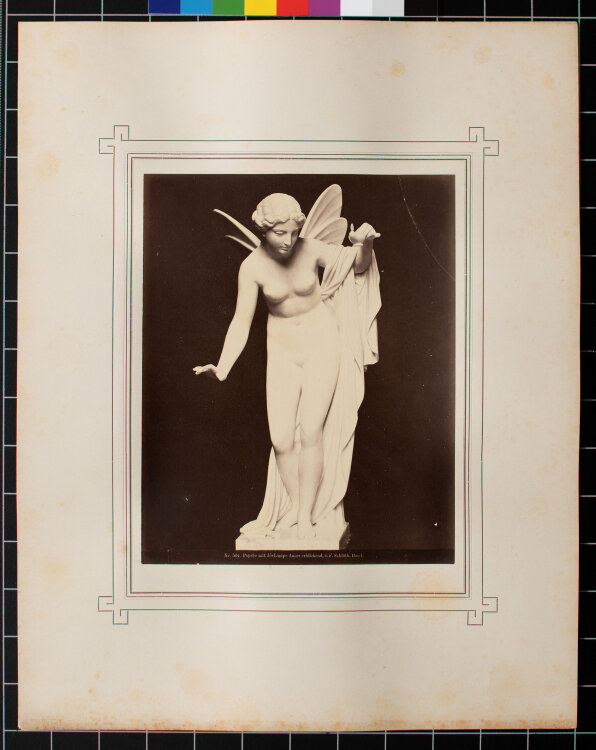 Wiener Photographen-Association - Psyche mit der Lampe, Armor erblickend - 1873 - Albuminabzug