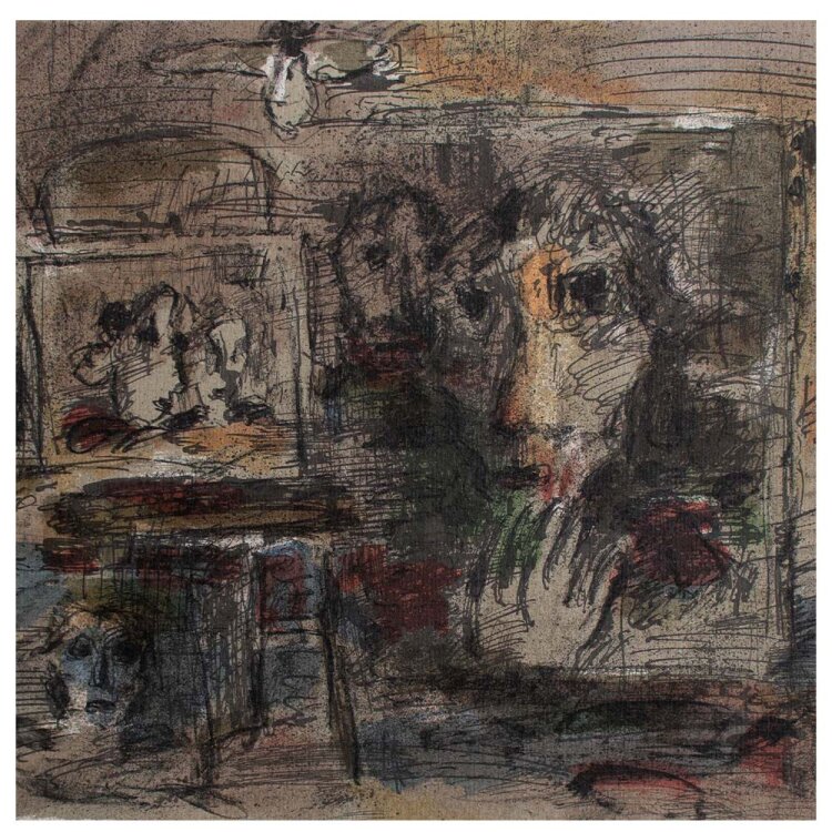 Rolf Händler - Atelierinterieur - 1994 - Offsetlithografie