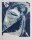 Veit Hofmann - Blauer Kopf - 1995 - Offsetlithografie