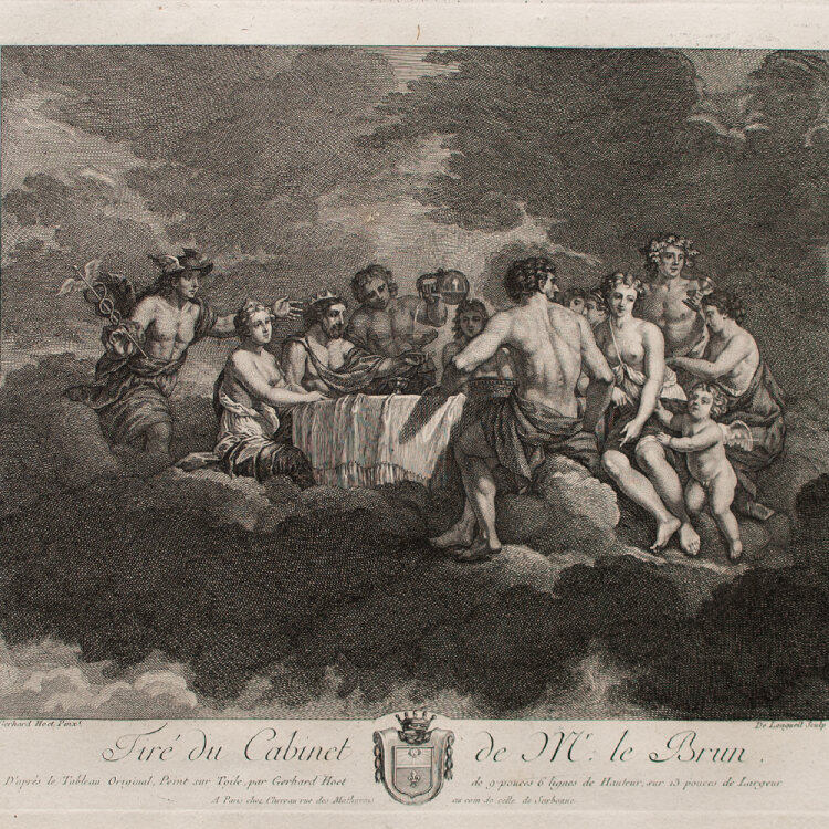 Joseph de Longueil - Der Olymp (Tiré du Cabinet de Mr. le Brun) - um 1780 - Kupferstich