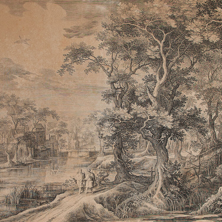 Jan van Londerseel - Landschaft mit Tobias und dem Engel...