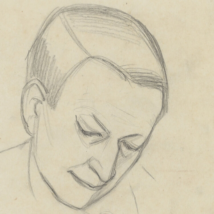Hanna Forster - Beim Betrachten eines Buches - 1930er...