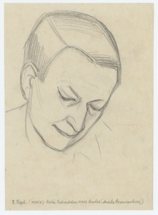 Hanna Forster - Beim Betrachten eines Buches - 1930er...