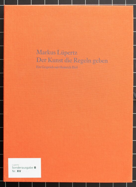 Markus Lüpertz - Der Kunst die Regeln geben - 2005 - aquarellierte Radierung