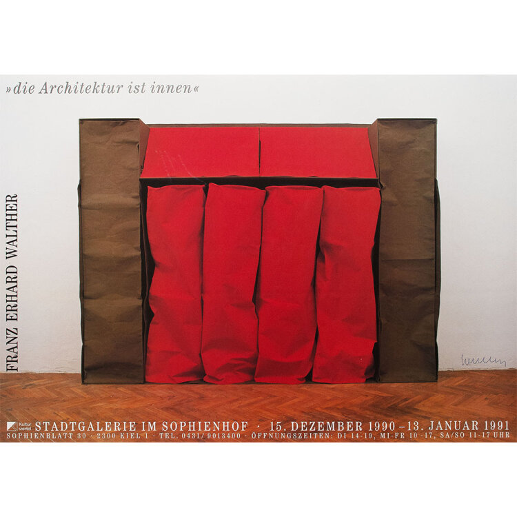 Franz Erhard Walther - die Architektur ist innen - 1990 -...