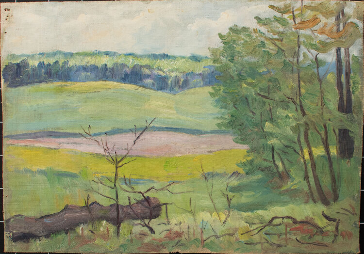 Margarete Fockin - Choriner Landschaft - Ende 19. Jhd. - Ölmalerei